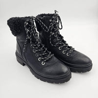 STEVE MADDEN Women's Keystone Lug Hiker Boots in blk - women's shoe - view 4