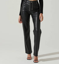 ASTR Simone Sweater in black - women's shirt - alternate view