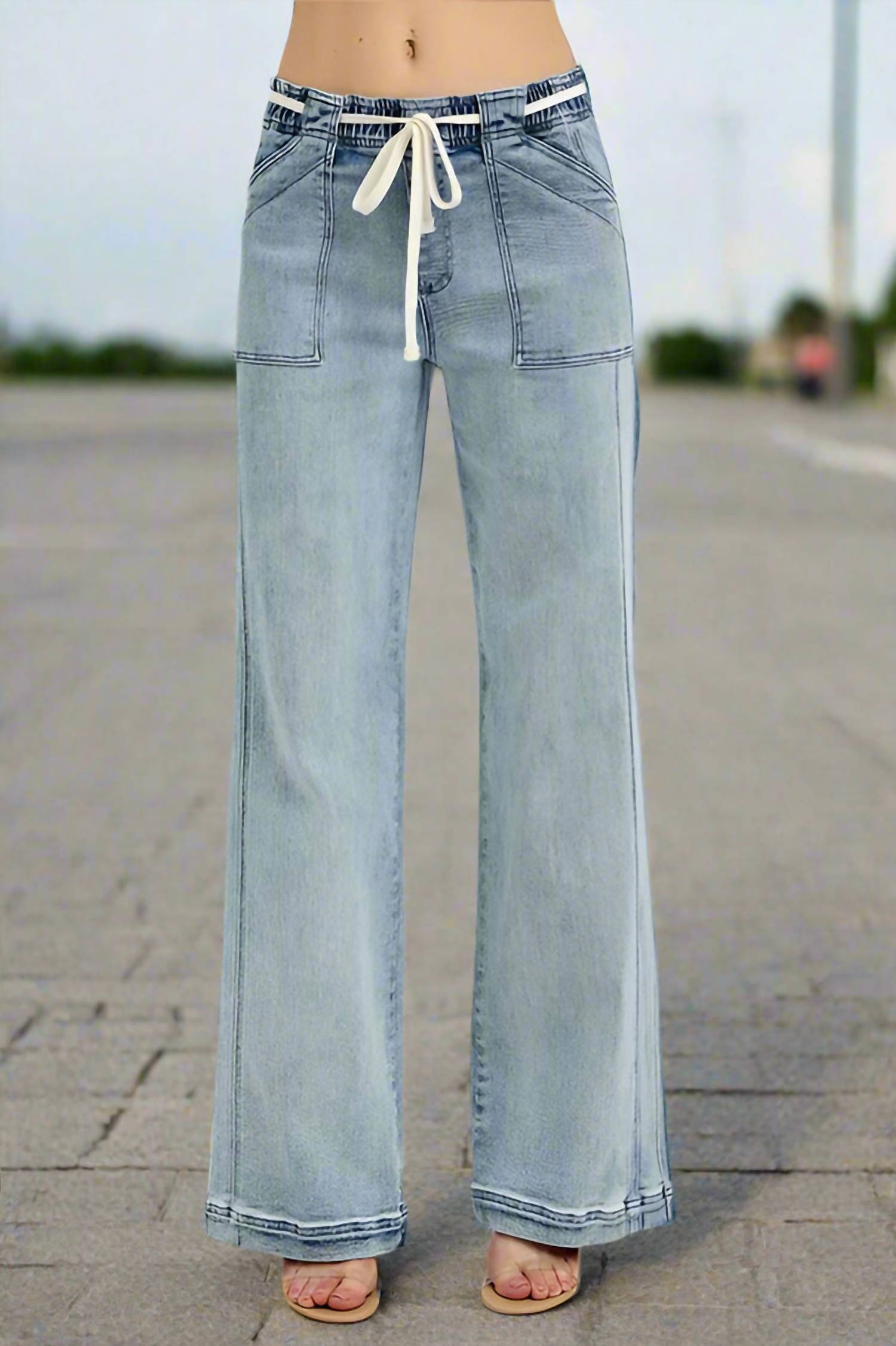 Risen - Blaire High Rise Baggy Jeans