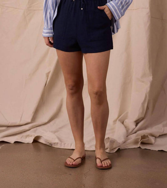 The Normal Brand - Leukos Linen-blend Paperbag Shorts