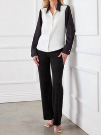Karen Kane - Colorblock Shirt