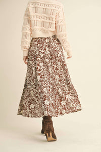 &Merci - Floral Midi Skirt