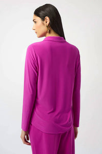 Joseph Ribkoff - SILIKY KNIT BUTTON FRONT SHIRT