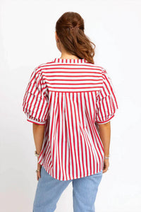 Karlie - Women's American Stripes Blouse