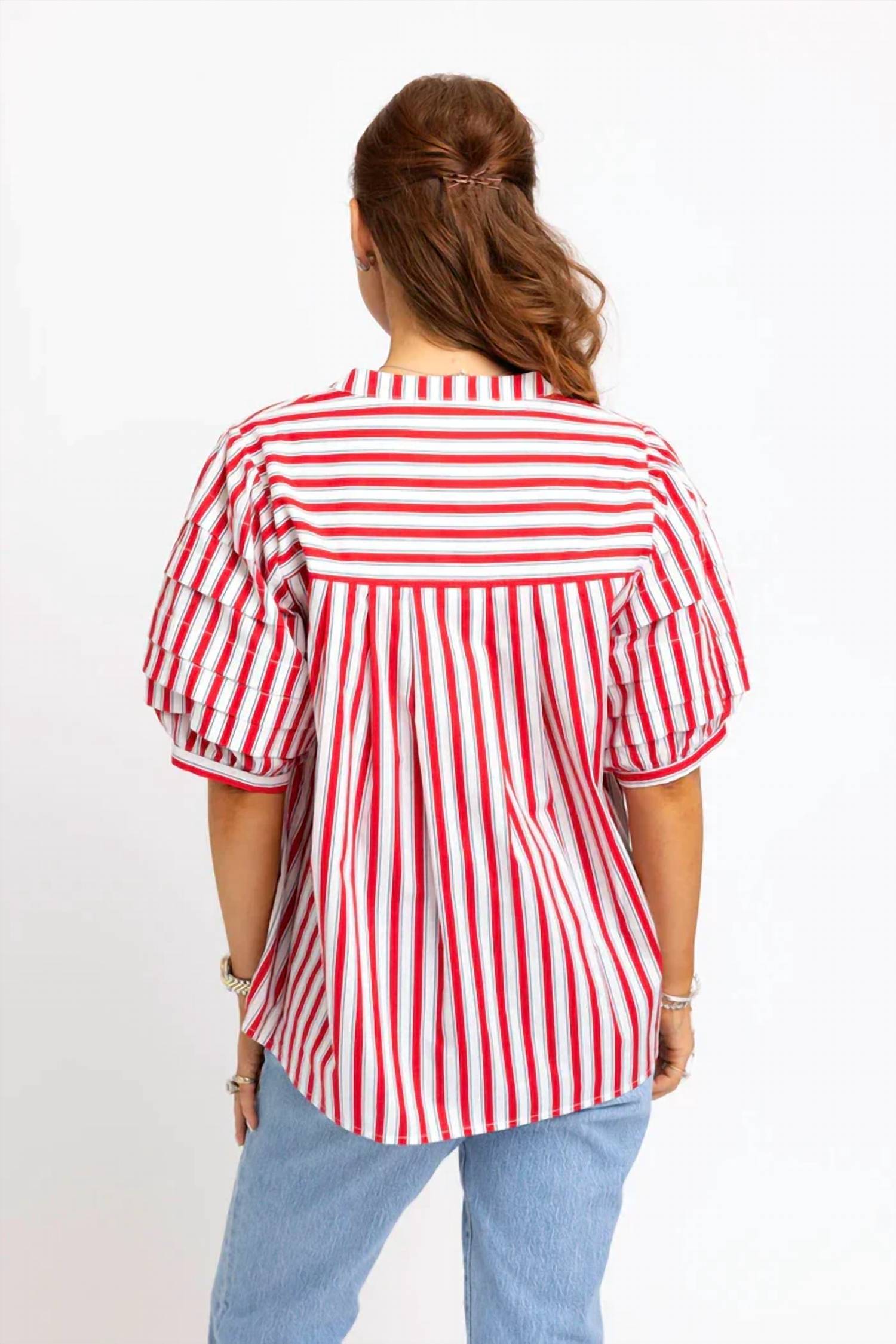 Karlie - Women's American Stripes Blouse