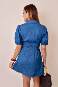 Current Air - Button Down Mini Dress