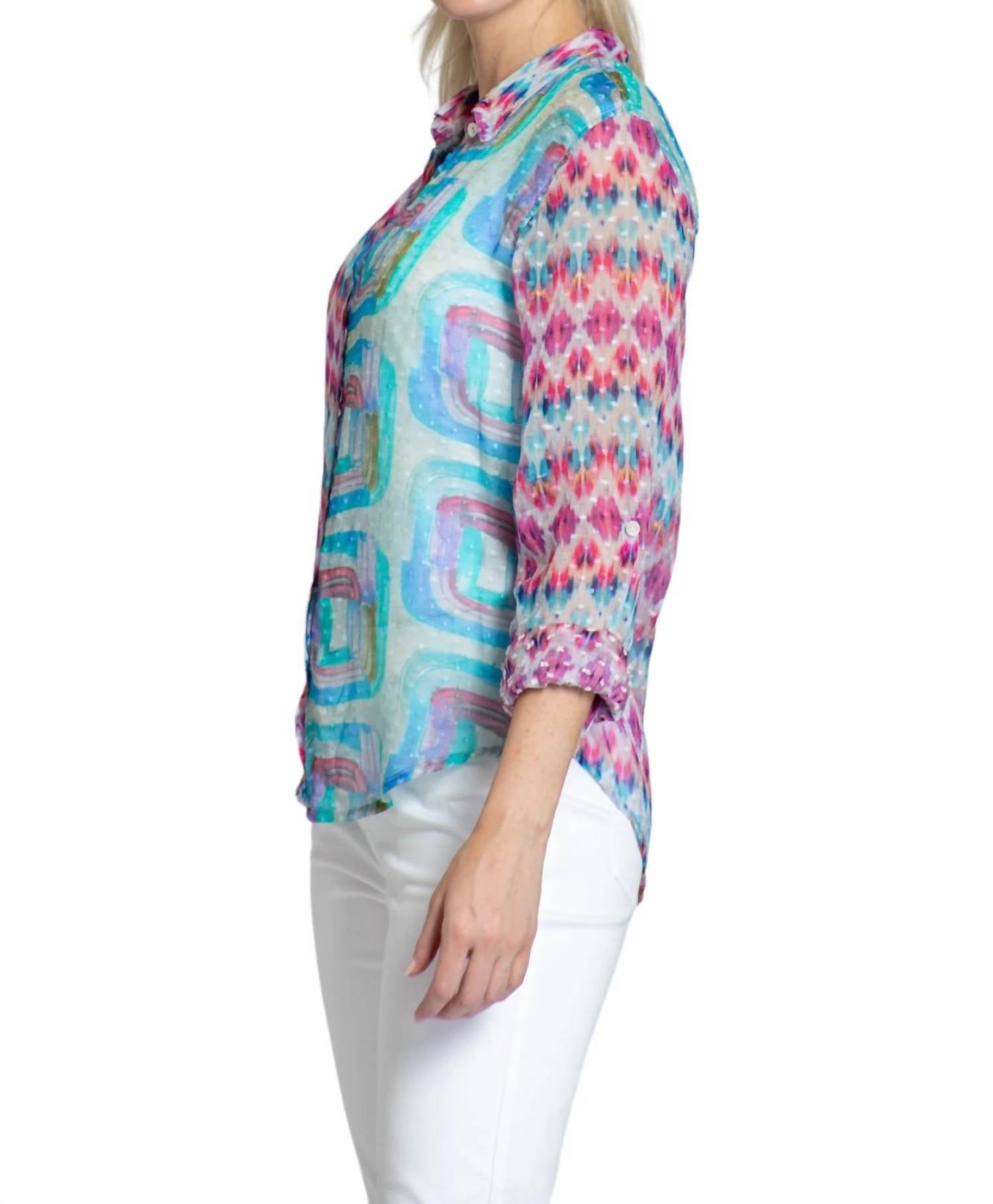 Apny - Diamond Square Top