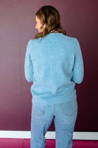 Staccato - Penn Ruffled Neck Henley Sweater