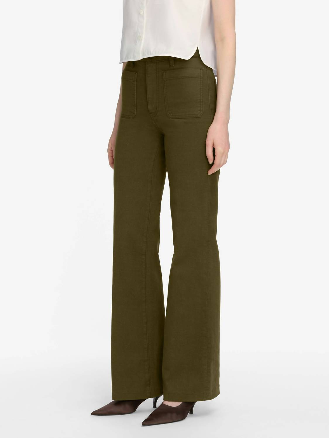 Frame - Refined Wide Leg Trouser