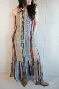 Greylin - Evans Avenue Cross Back Midi Dress