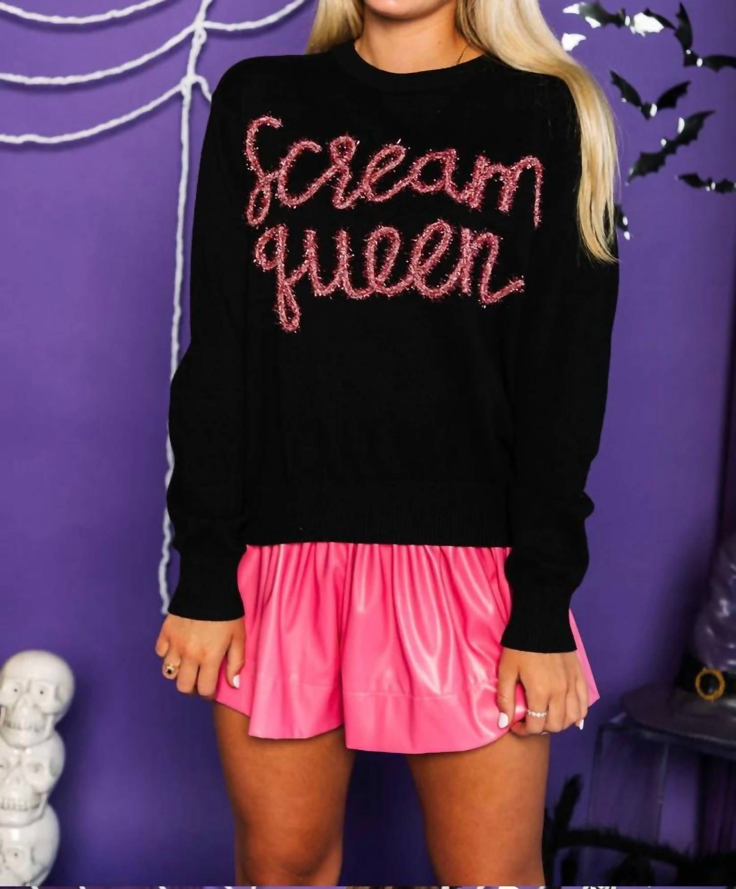 Queen Of Sparkles - Scream Queen top