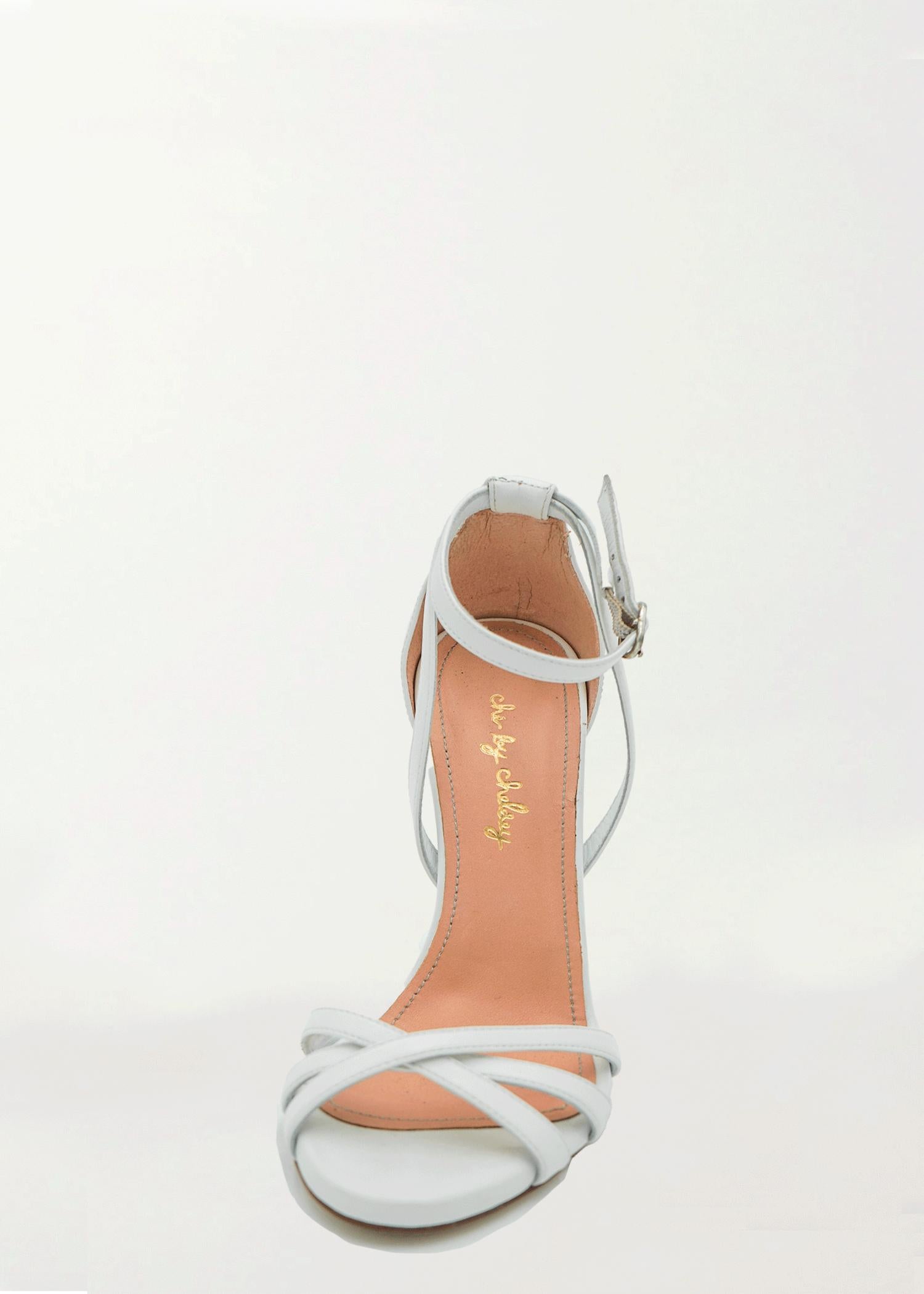 Che By Chelsey - Women's Aurore Heel Bianco Sandal