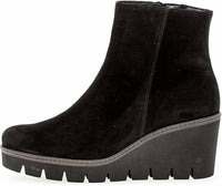 Gabor - Women's Utopia Suede Wedge Ankle Boots