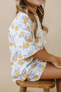 Lucky Panda Kids - Kids Lemon Shorts Set