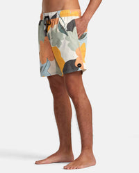Rvca - Perry Elastic Waist Swim Trunk
