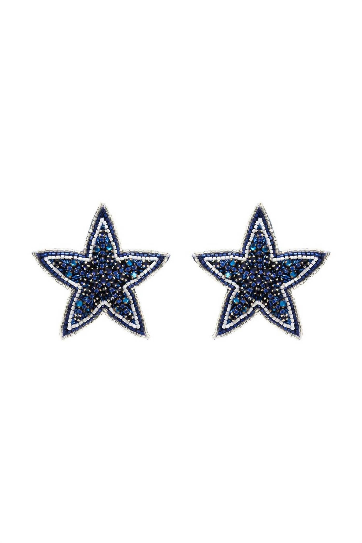 Mignonne Gavigan - Women's Beaded Star Stud Earrings