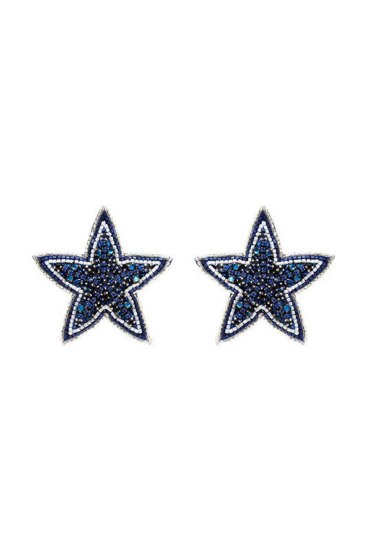 Mignonne Gavigan - Women's Beaded Star Stud Earrings