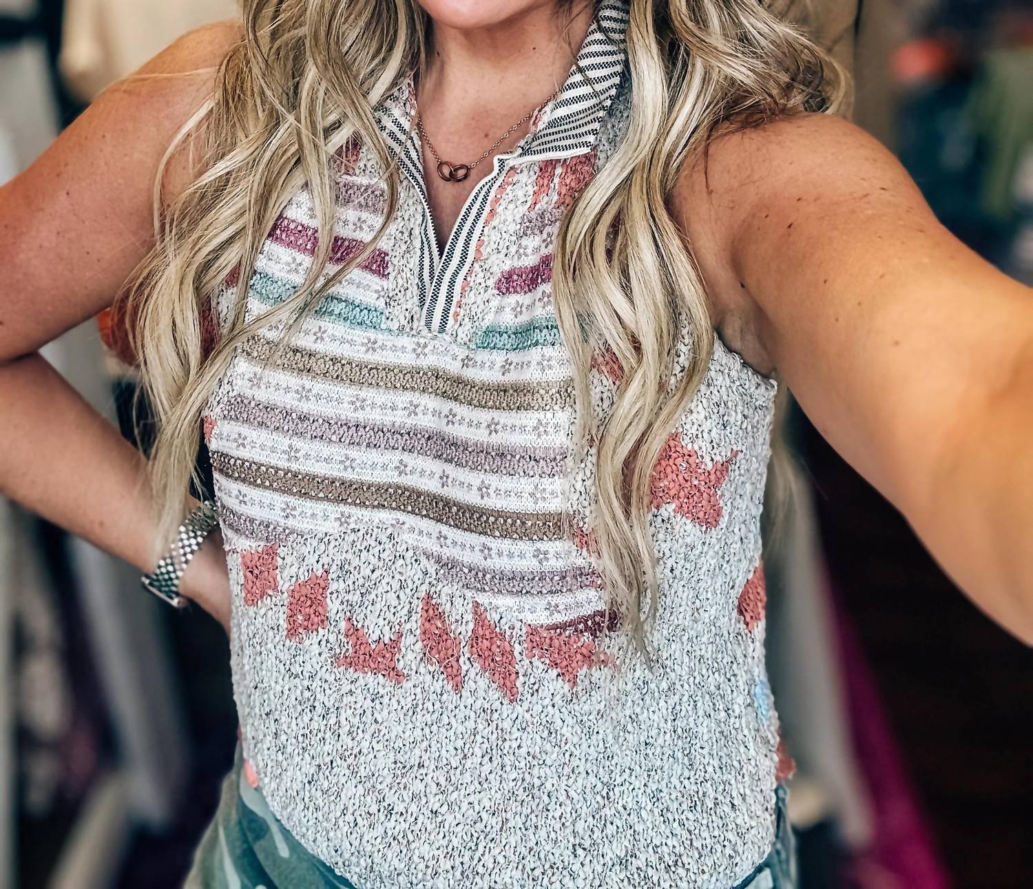 Pol - Violette Tank Top