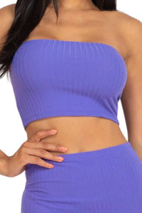 Capella - Katia Tube Top And Mini Skirt Set