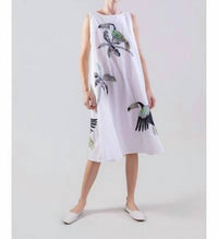 Psophia - Embroidered Bird Dress