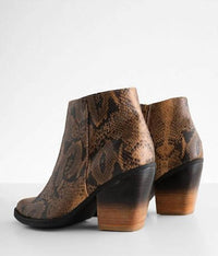 Very G - Women's 2 Tone Snake Print Bootie