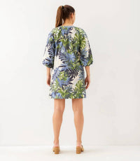Karen Kane - Puff Sleeve Peasant Dress