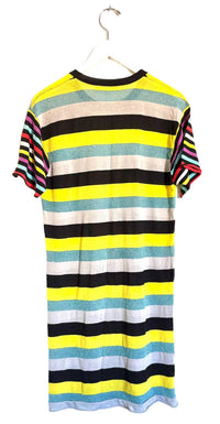 Replica Los Angeles - Mixed Stripe Boyfriend T-shirt Dress