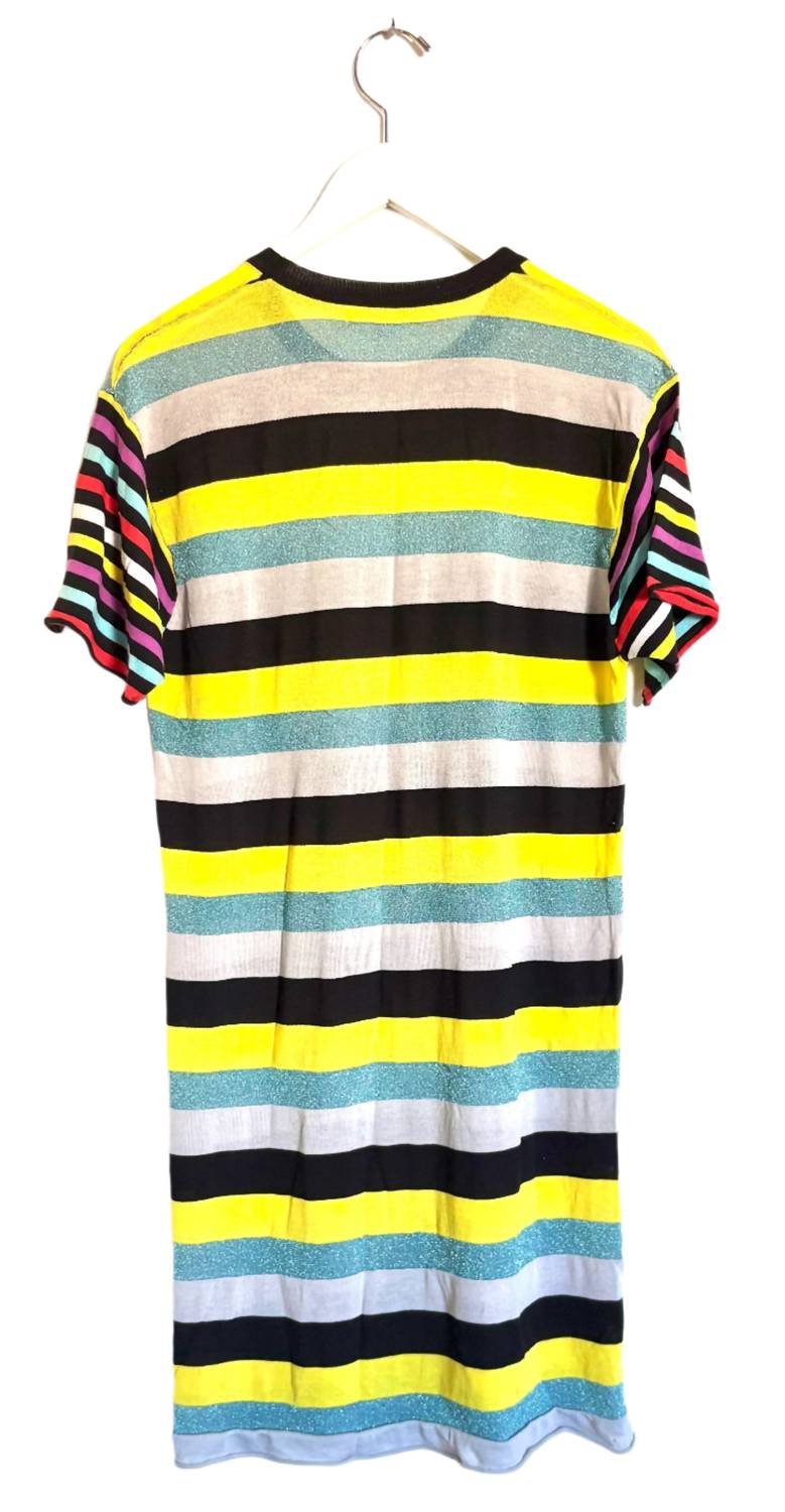 Replica Los Angeles - Mixed Stripe Boyfriend T-shirt Dress