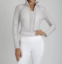 Blanc Noir - Classic Mesh Moto Jacket