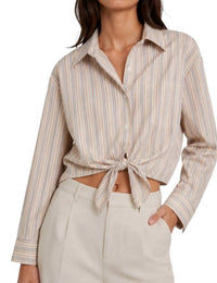 J. Society - Tie Front Blouse
