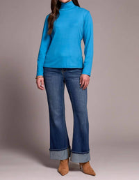 Tribal - Long Sleeve Turtle Neck Top