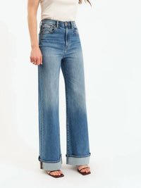 Daze - Far Out High Rise Wide Jeans
