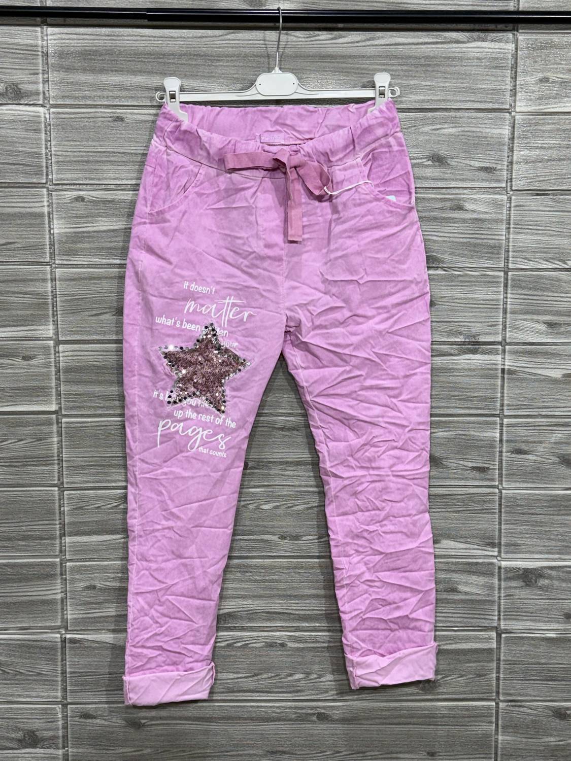 Oz - Women's Embelished Crinkle Jogger