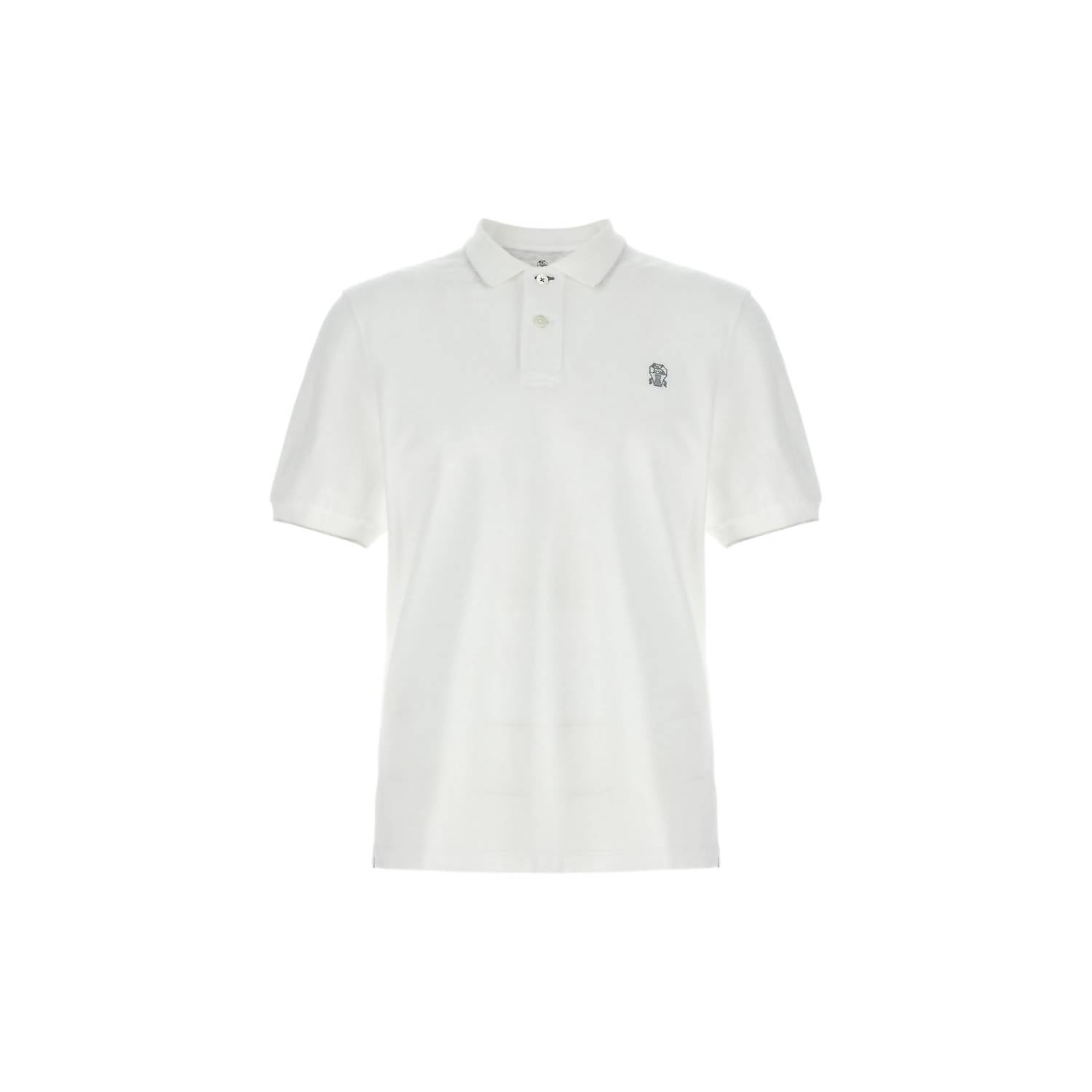 Brunello Cucinelli - Men's Cotton Pique Polo Shirt With Logo