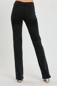RISEN Mid-rise Slim Straight Jean - women's jeans - detail view