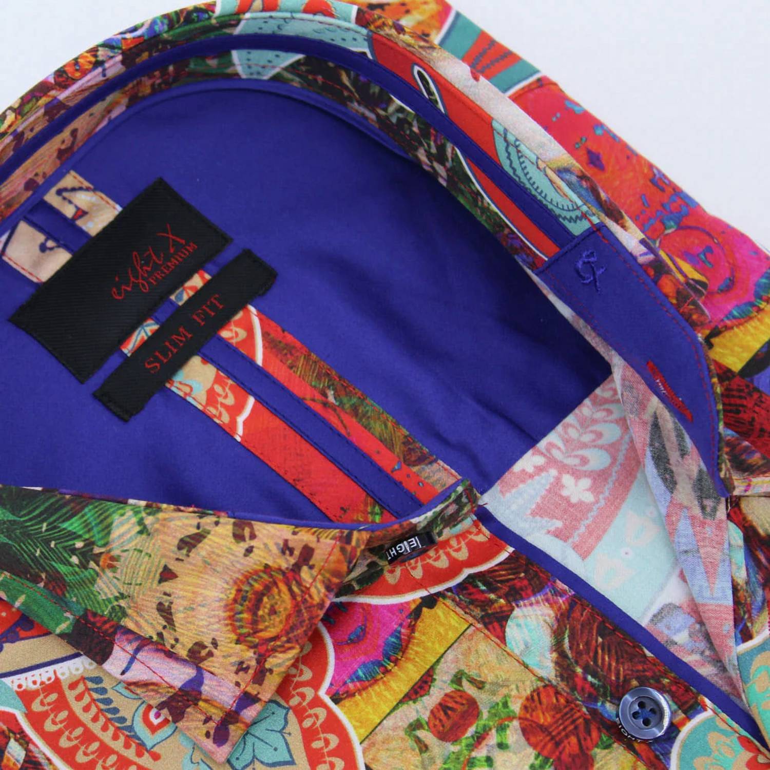 Eight X - Bali Inspired Print Button Down Shirt