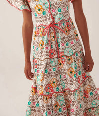 Celia B - Baba Island Print Dress