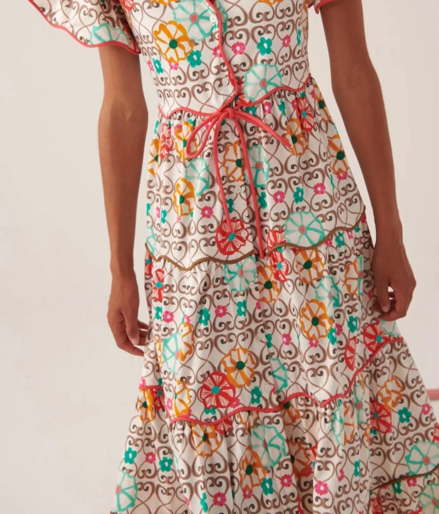 Celia B - Baba Island Print Dress