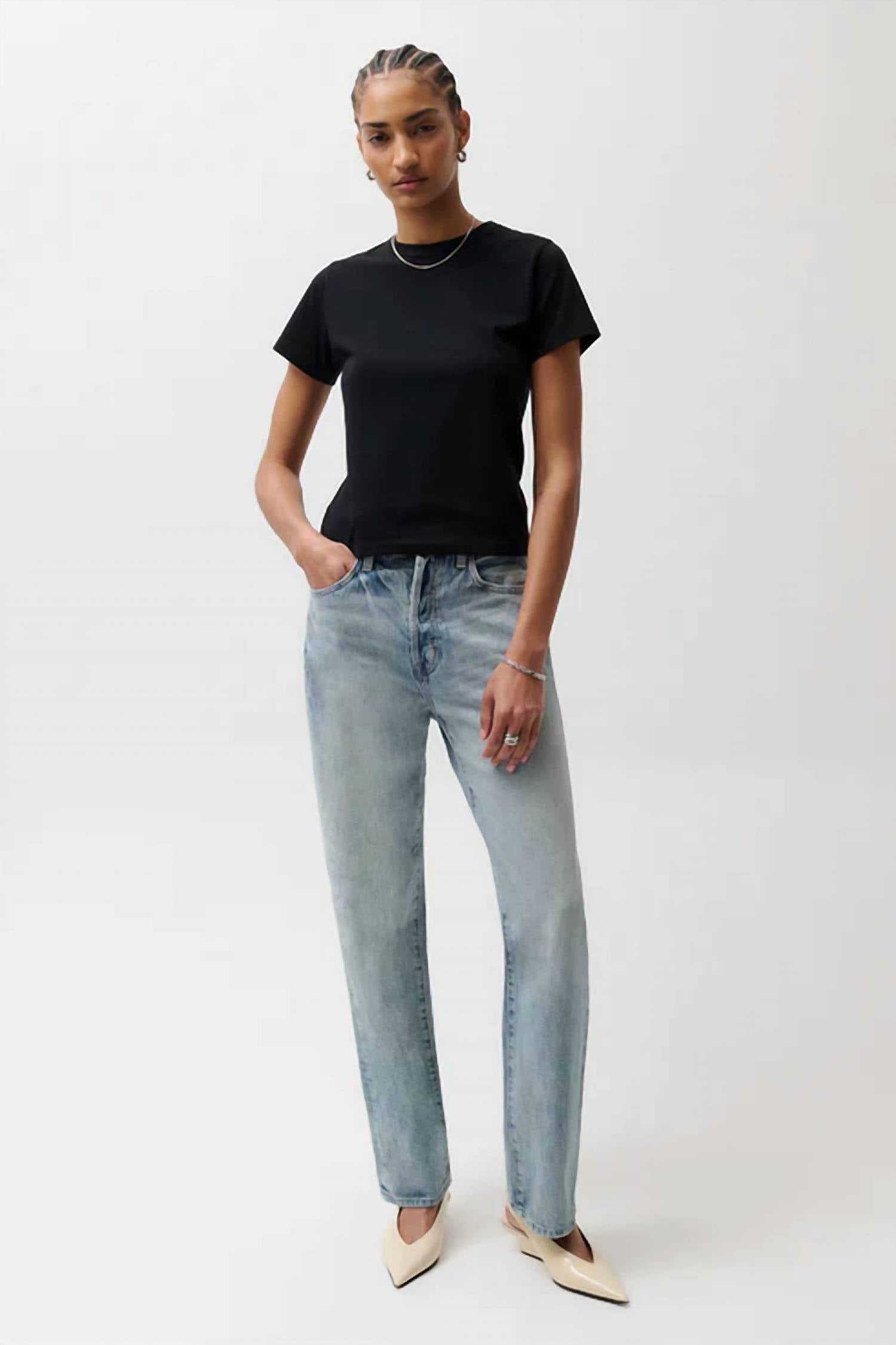 Pistola - Cassie Super High Rise Straight Jeans