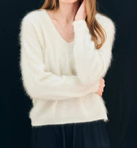 Jumper1234 - Brushed Boxy V Neck Tee