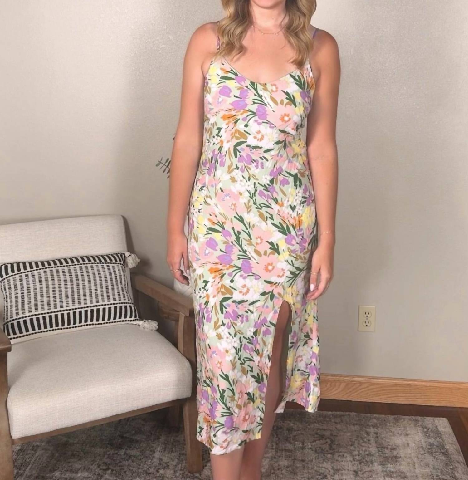 Sadie & Sage - Flower Field Midi Dress