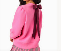 Addison Bay - Ponte Beta Bow Pullover Sweatshirt
