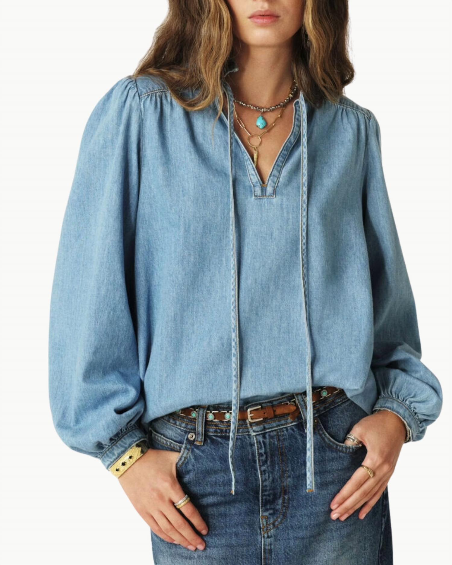 Ba&Sh - Louise Denim Shirt