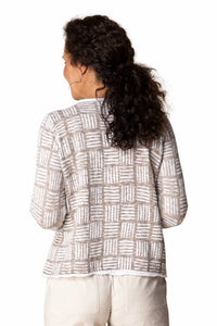 Habitat - Softly Textured Stamped Cotton Cardigan