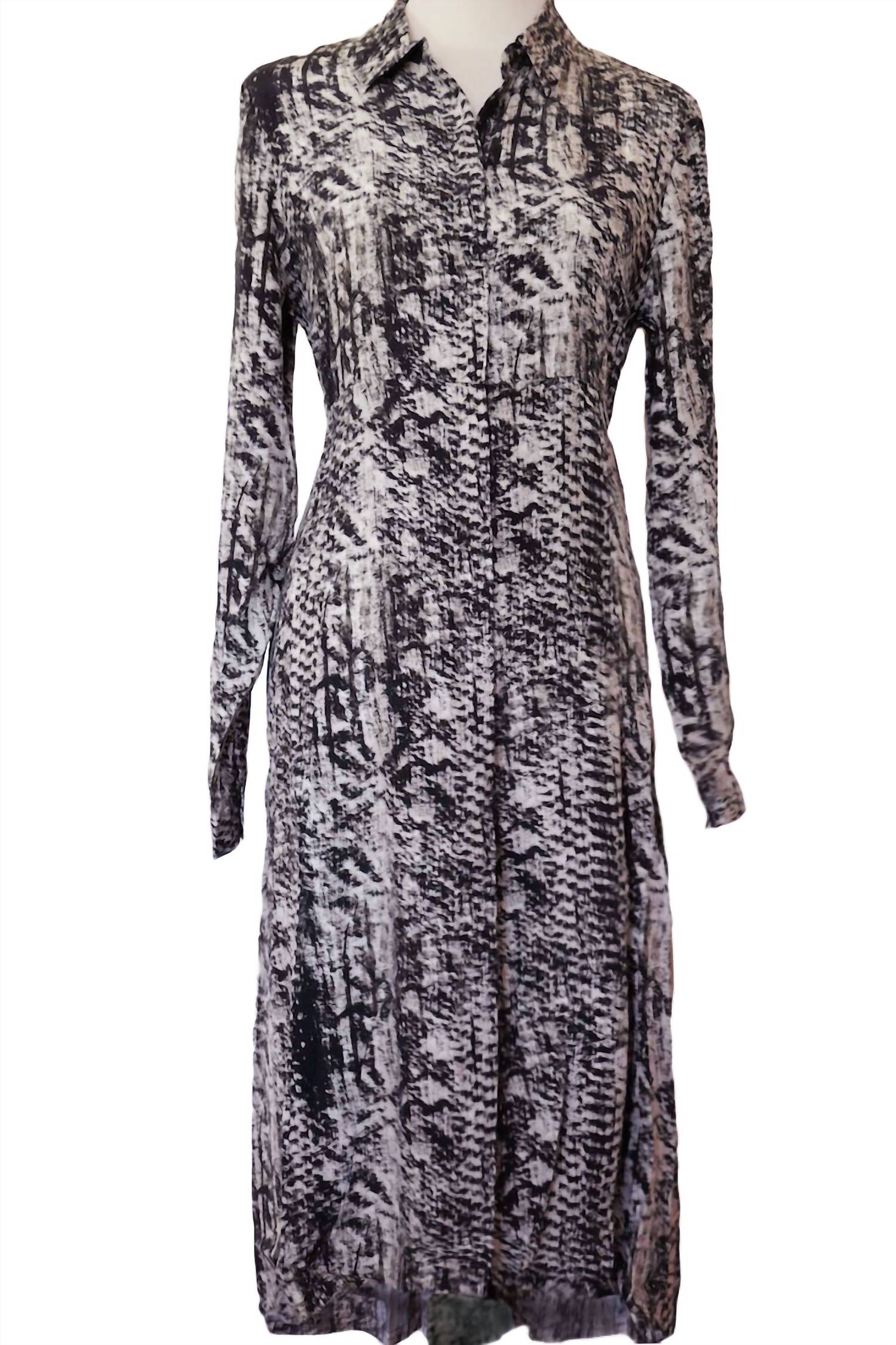 Go By Go Silk - Go Get Schooled Snake Print Midi Dress