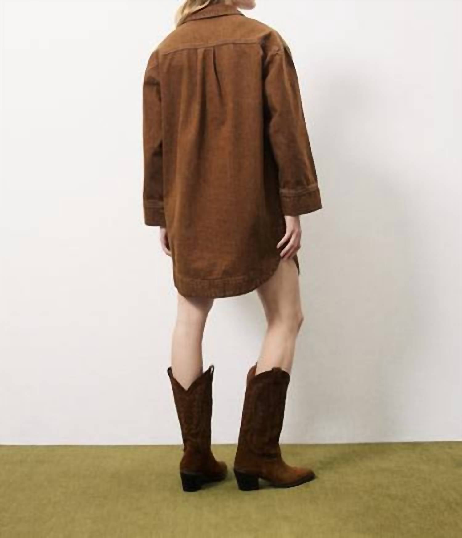 Frnch - Domitille Buttoned Shirt Mini Dress