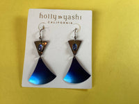 Holly Yashi Women's Monaco Drop Earrings in blue - women's jewelry - detail view
