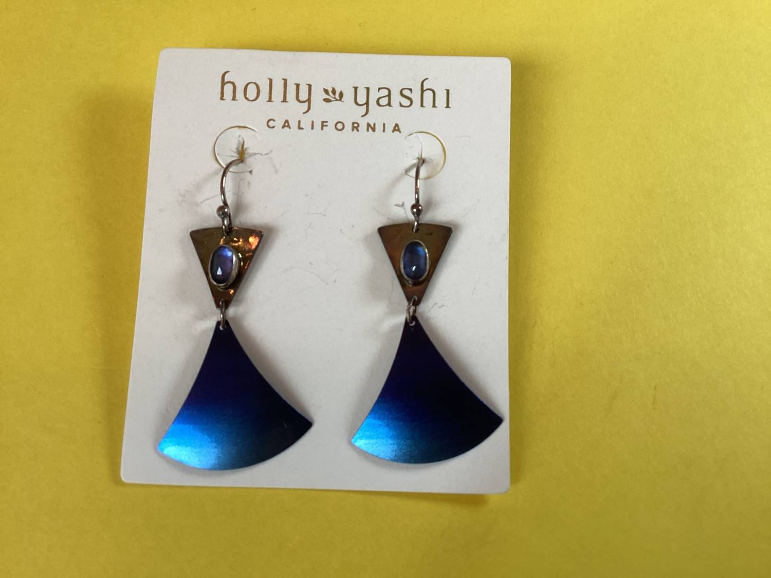 Holly Yashi Women's Monaco Drop Earrings in blue - women's jewelry - detail view