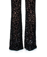Priscavera - Pv Paws Fitted Flared Pants