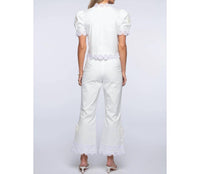 Elizabeth James The Label - Jojo Crochet Detail Pants